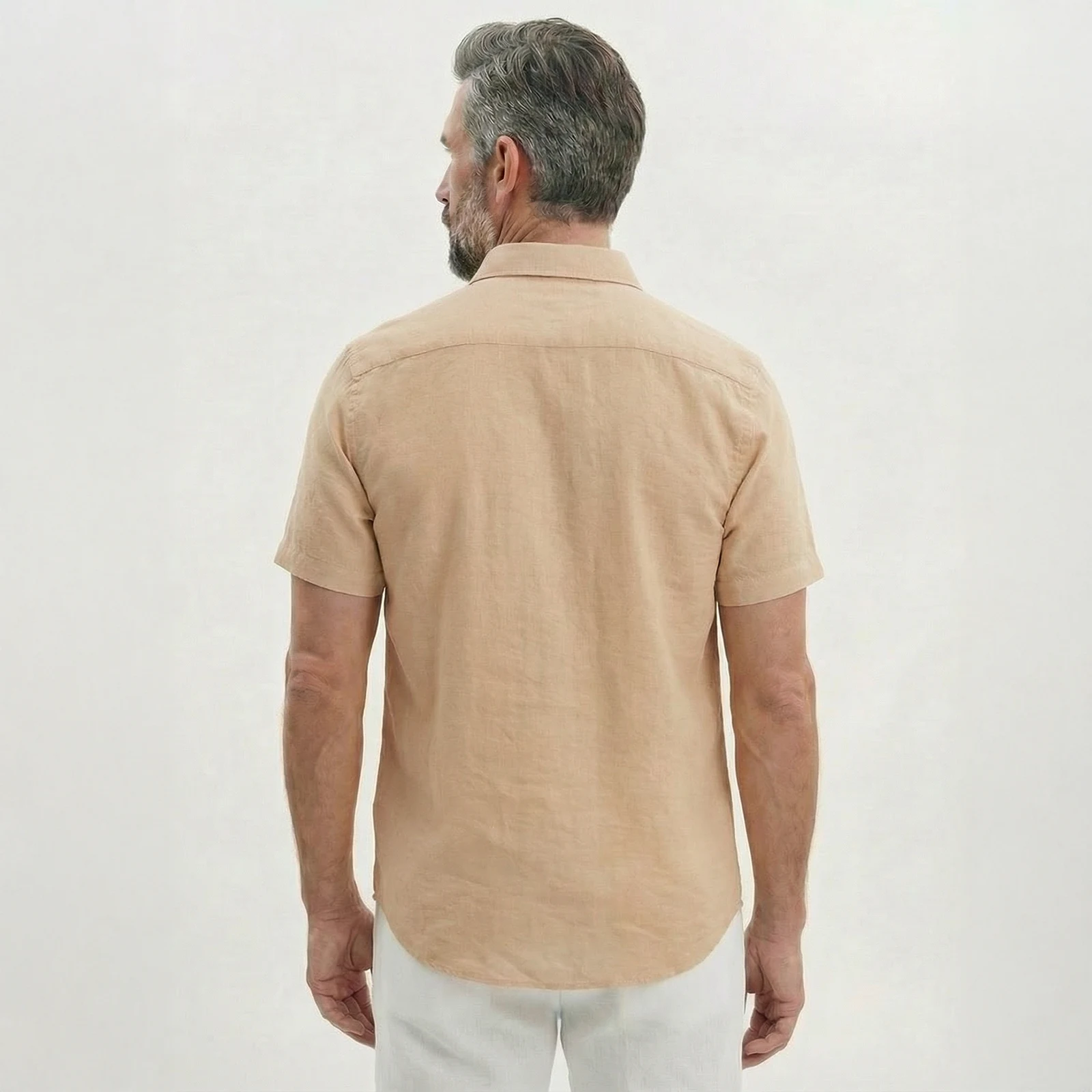 Camisa Texturizada Beige - Imagen 4