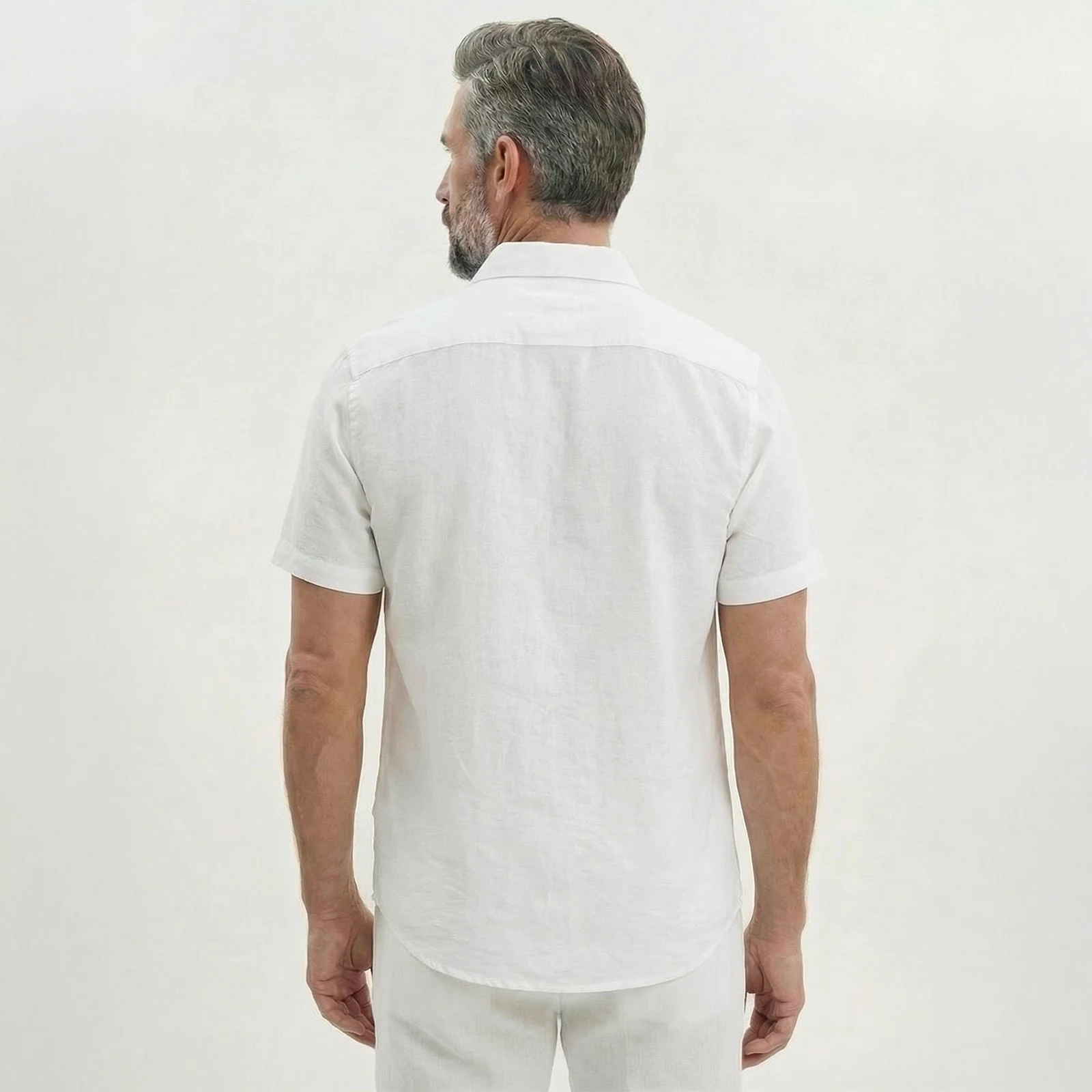 Camisa Texturizada Blanca - Imagen 4