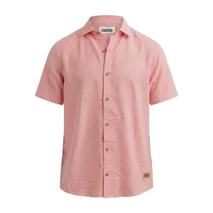 Camisa Texturizada Rosa