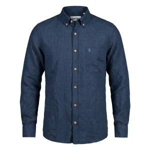 Camisa Manga Larga Azul