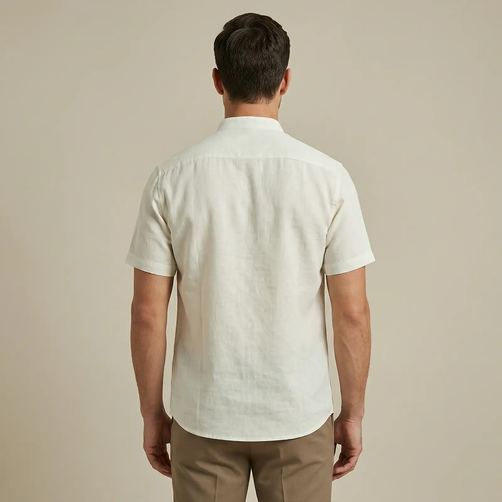 Camisa Cuello Neru Beige - Imagen 4