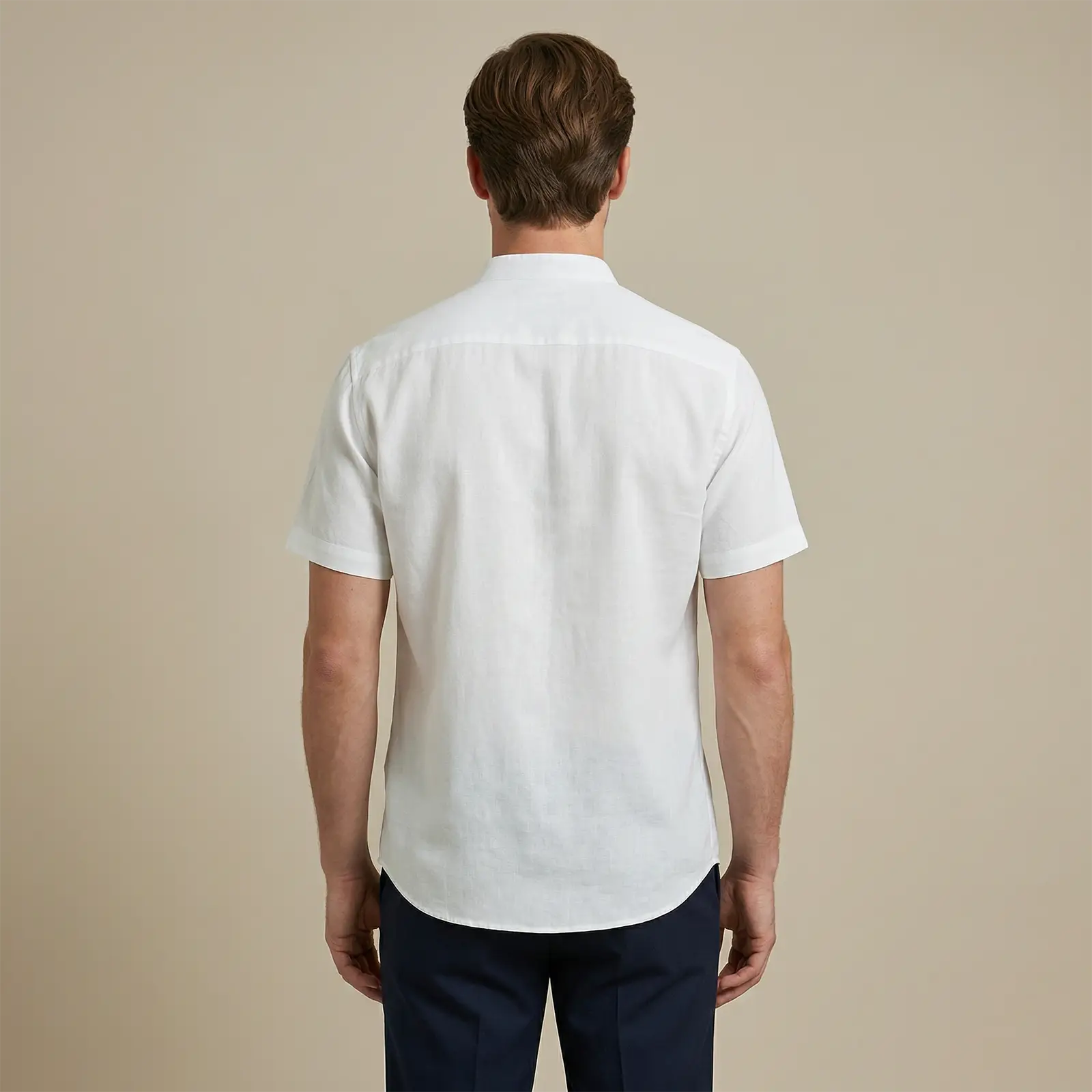 Camisa Cuello Neru Blanca - Imagen 4