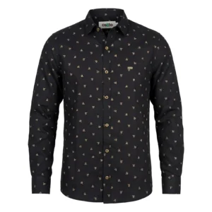 Camisa Trigo Dorado Negra