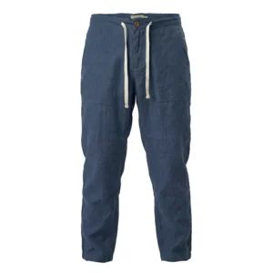 Pantalón Lino Azul Oscuro
